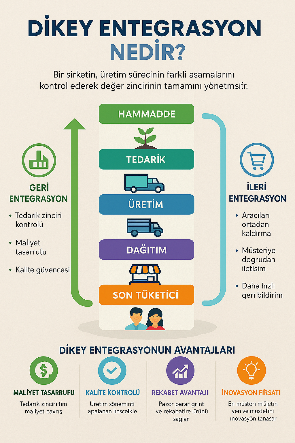 Dikey Entegrasyon ( Dikte Entegrasyon ) Nedir ?